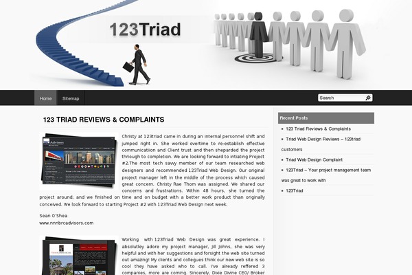 123triad.info site used Mflat