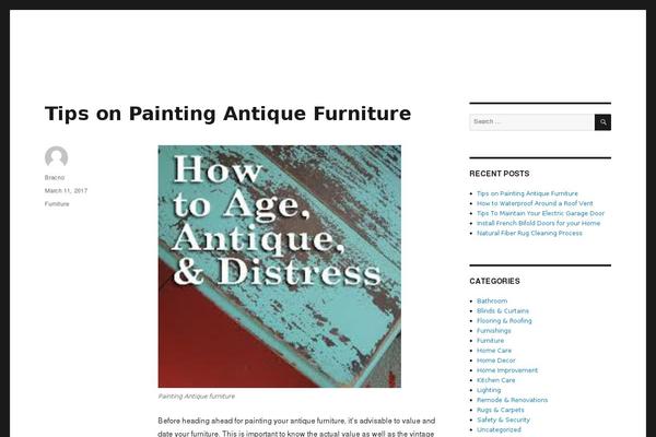 Twenty Sixteen theme site design template sample