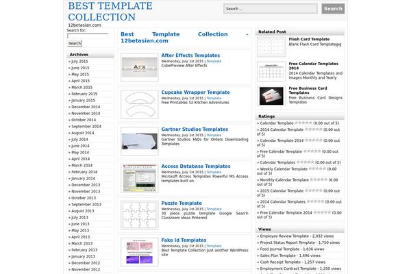 Do’a Ibu theme site design template sample