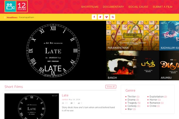 12flicks.com site used 12flicks