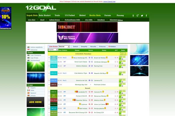 12goal.com site used 12goal