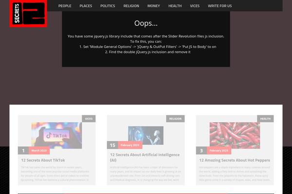 Blog theme site design template sample