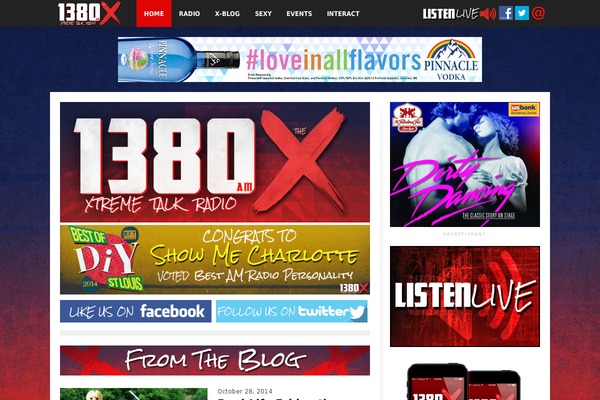 1380thex.com site used 1380thex