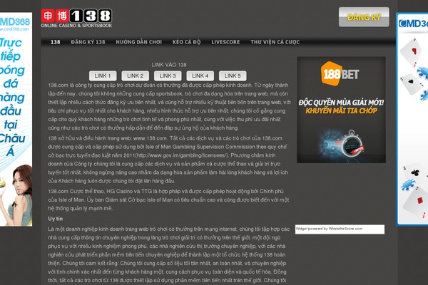 138asia.net site used 188worlds