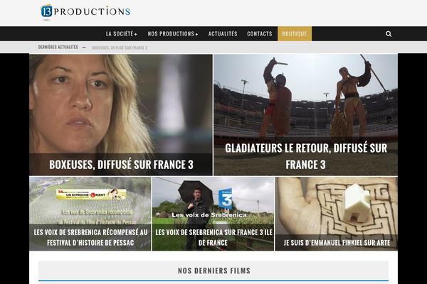 13productions.fr site used Valenti