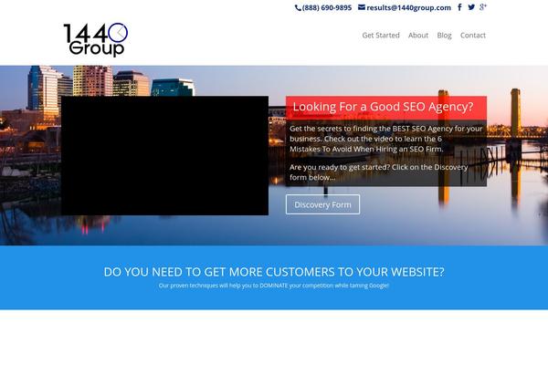 WordPress website example screenshot