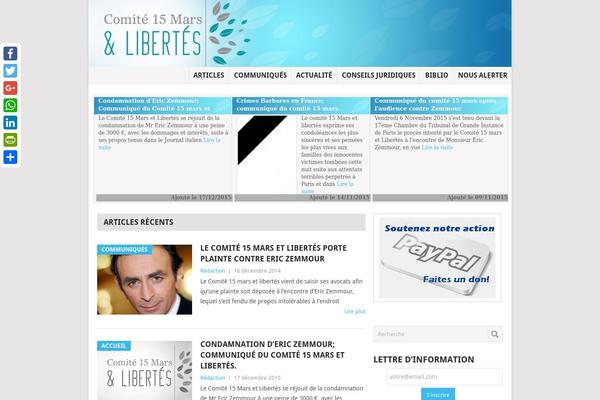 WordPress website example screenshot