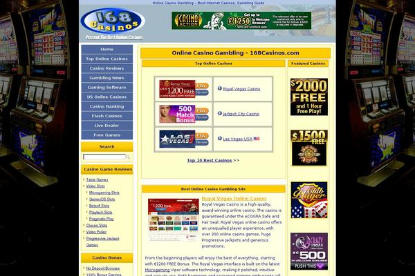 168casinos.com site used Casinos