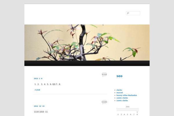WordPress website example screenshot