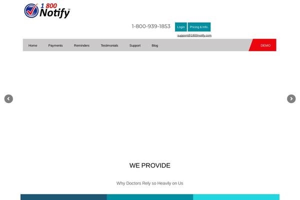 1800notify.com site used Notify