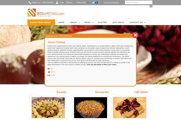 WordPress website example screenshot