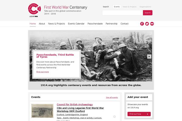 1914.org site used Centenary