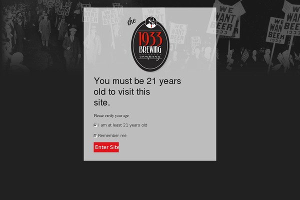 Site using Age Verify plugin