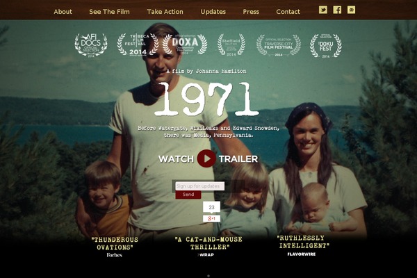 1971film.com site used 1971