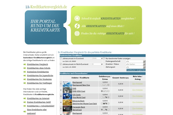1a-kreditkartenvergleich.de site used 1a-kreditkartenvergleich