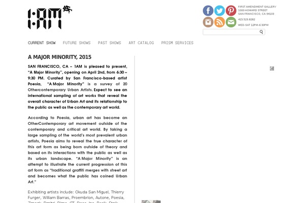 1amgallery.com site used 1am