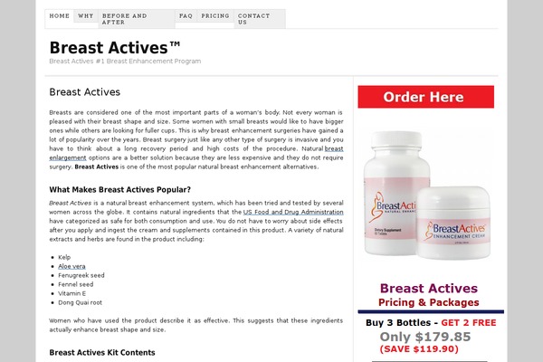 1breastactives.com site used Shops