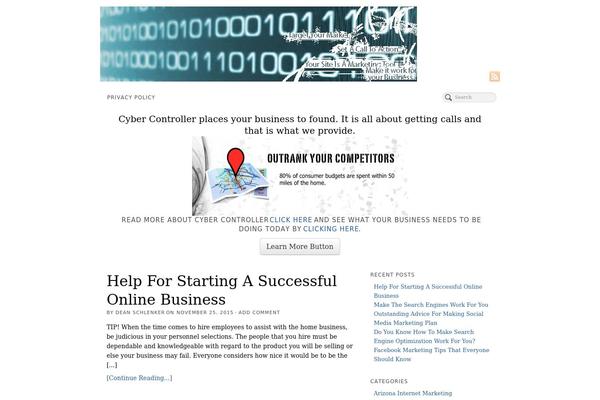 WordPress website example screenshot