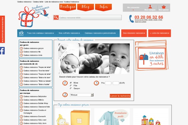1cadeau1naissance.com site used Blog1cadeau1naissance