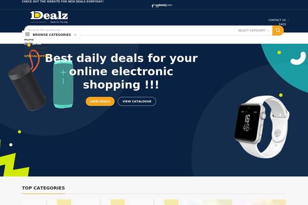 WoodMart theme site design template sample
