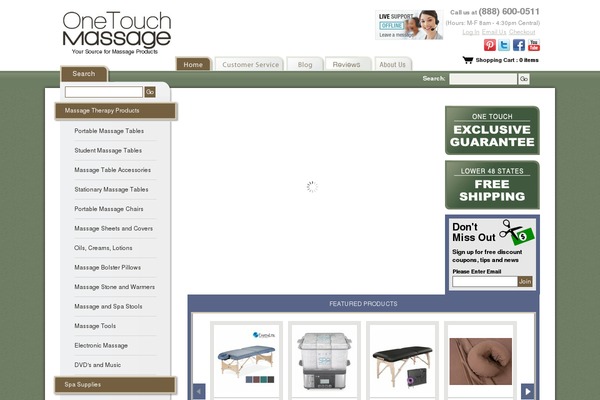 massage theme websites examples