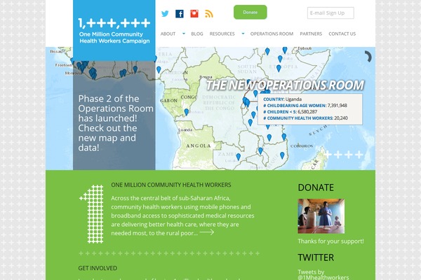1millionhealthworkers.org site used Chw