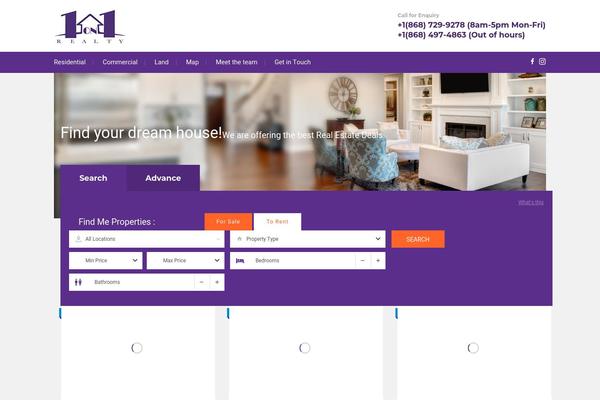 Homevillas-real-estate theme site design template sample