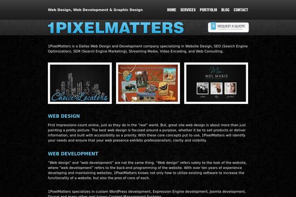 Starkers theme site design template sample
