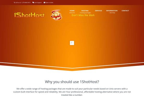 1shothost.com site used Cloudhoster