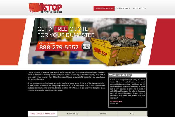 1stopdumpster theme websites examples