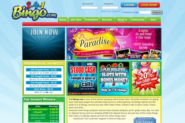 2-4-1bingo.com site used 241bingo