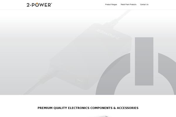Power theme site design template sample