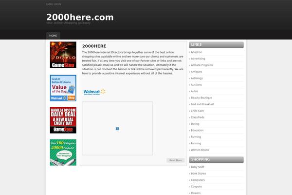 Newsscope theme site design template sample