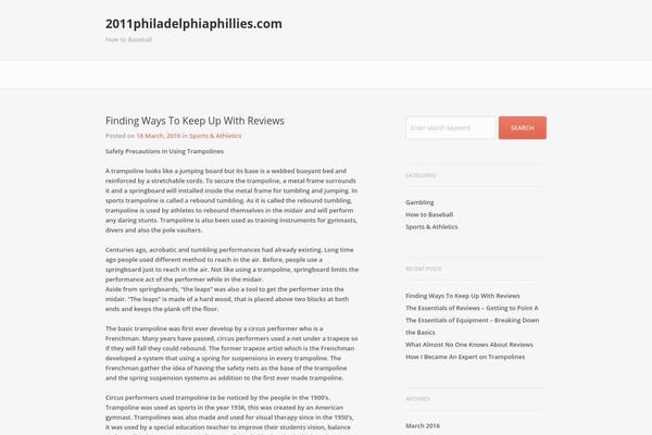 Blogotron theme site design template sample