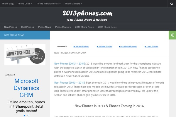 2013phones.com site used Newphones