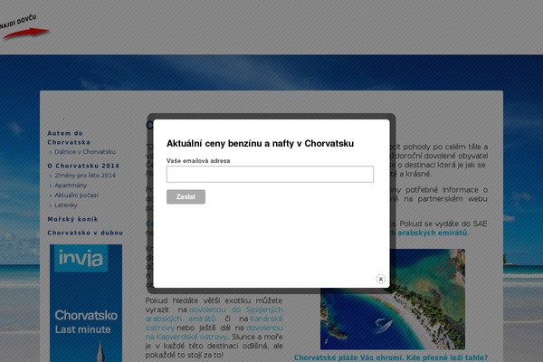 2014-chorvatsko.cz site used Vturecku