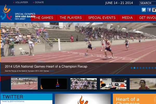 2014specialolympics.org site used Olympian