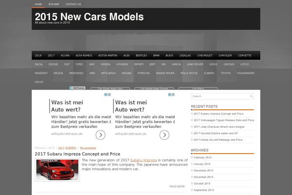 Carspress theme site design template sample