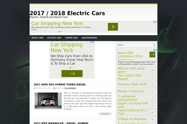 Carsworld theme site design template sample