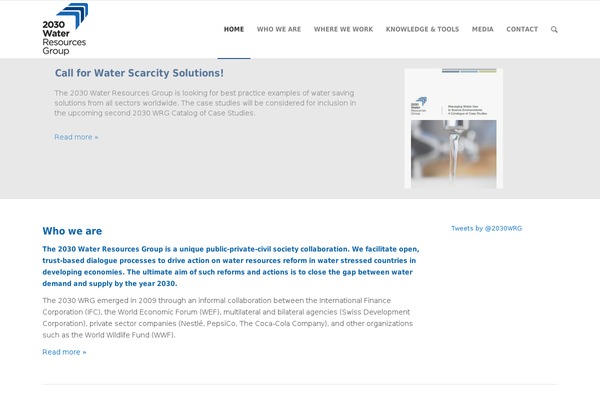 WordPress website example screenshot