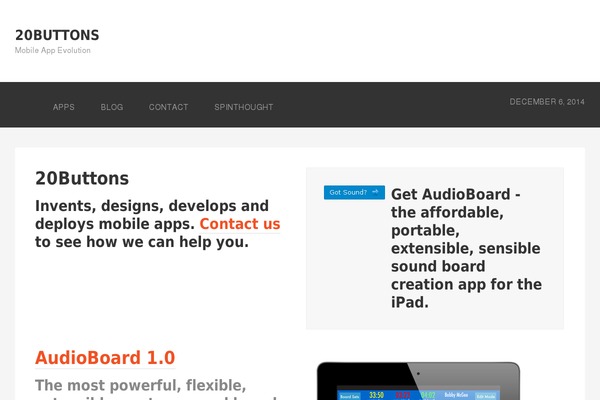 WordPress website example screenshot