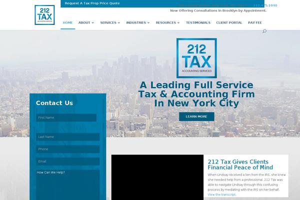 WordPress website example screenshot