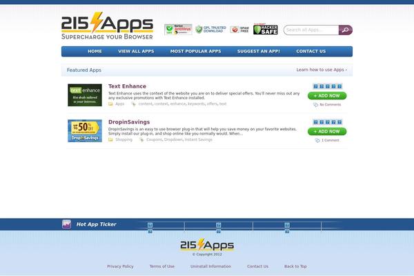 Apps theme site design template sample