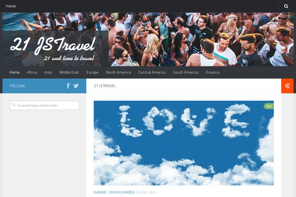 Hueman theme site design template sample