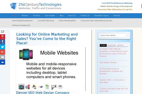 21stsoft.com site used Online-marketing