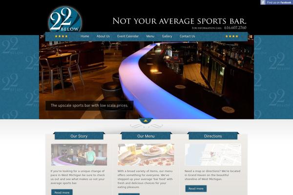 The Restaurant theme site design template sample