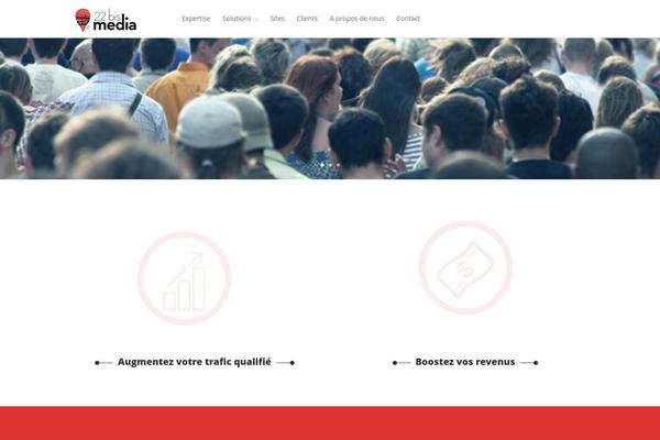 Divi theme site design template sample