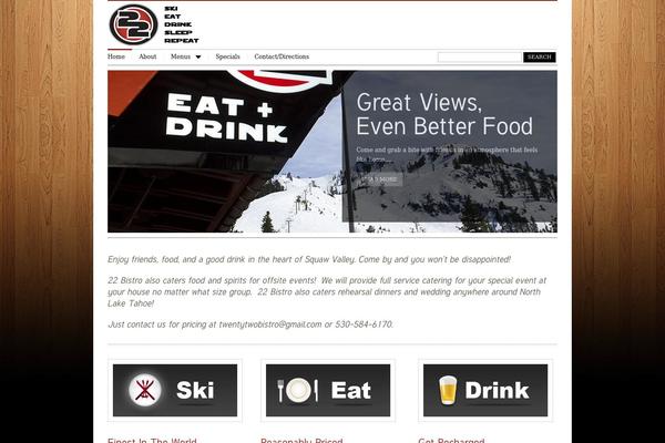 22bistro theme websites examples