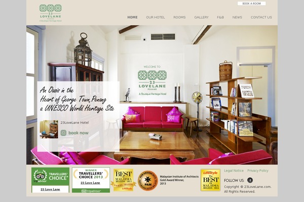 Twenty Eleven theme site design template sample