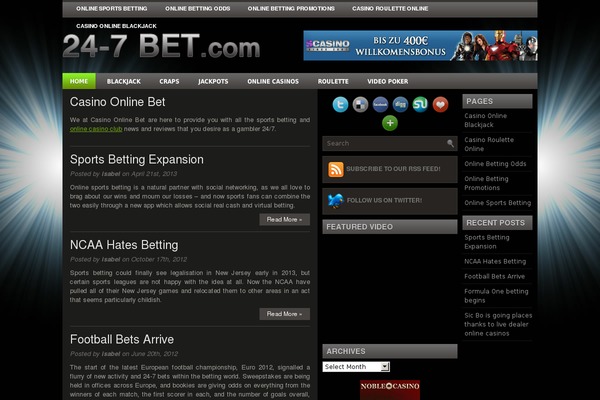 24-7bet.com site used Gameport